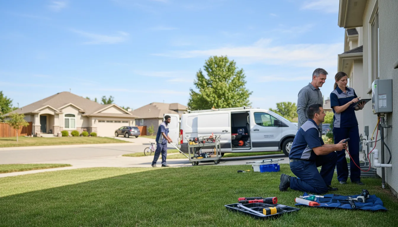 Tankless water heater service in Afton, TX